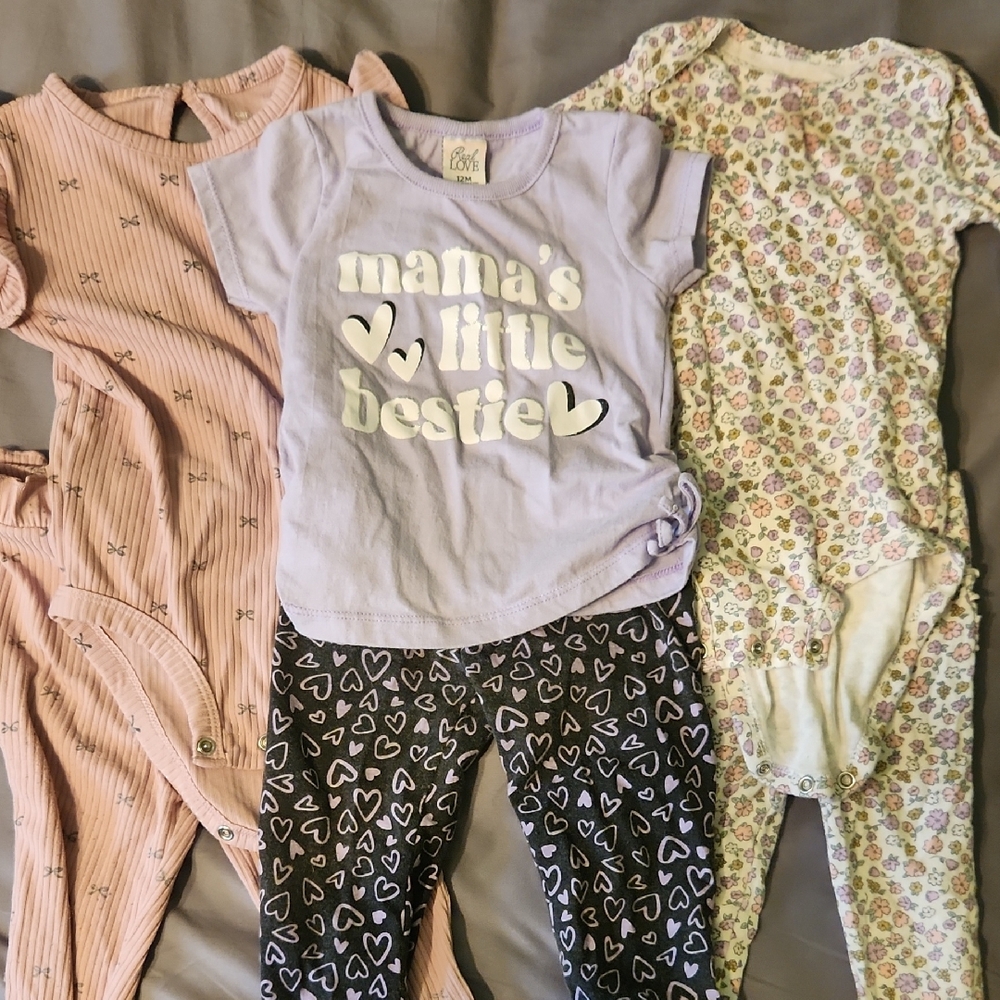 Bundle Of 12M Top/Bottom Sets